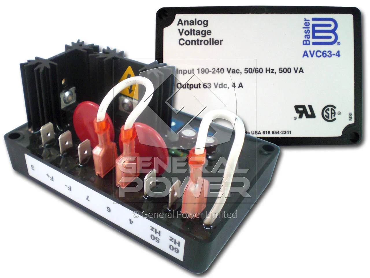 BASLER AVC63-4 Analogue AVR | Voltage Regulator | Jinjia Power