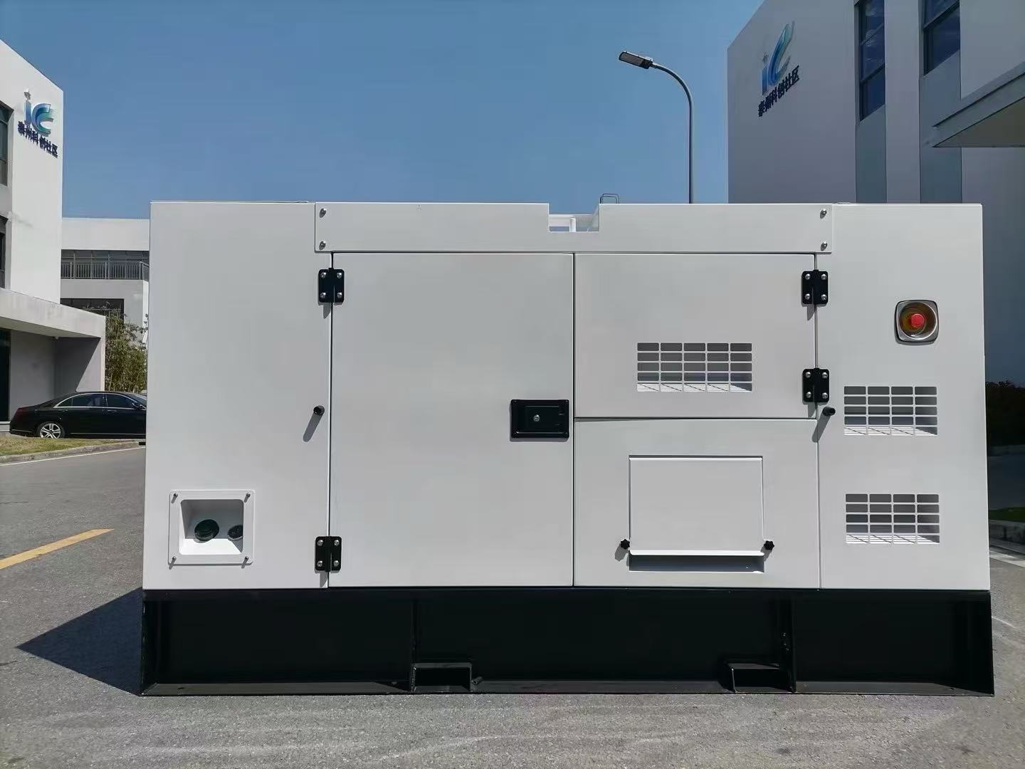 Silent Generator Side View