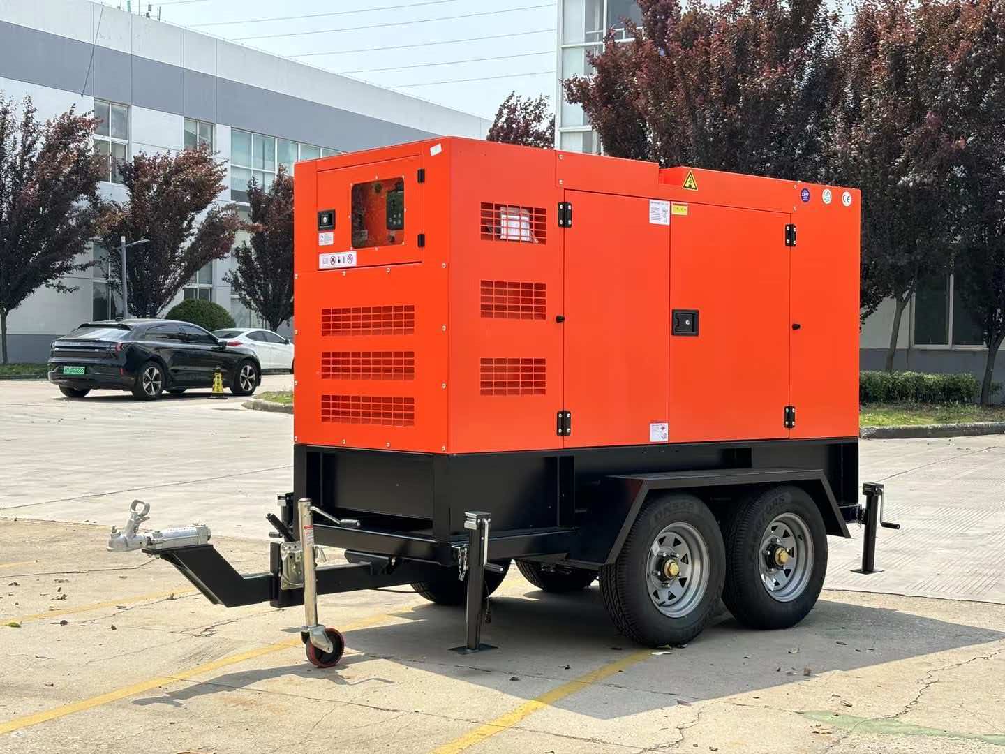 Mobile Trailer Orange